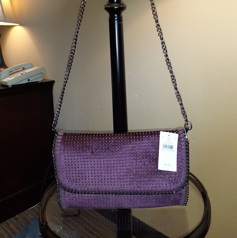 Purple Buckle Purse